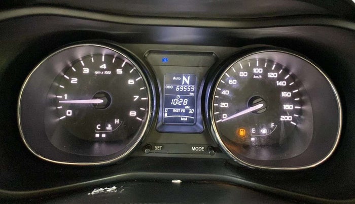 2018 Tata NEXON XZA PLUS PETROL DUAL TONE, Petrol, Automatic, 69,521 km, Odometer Image