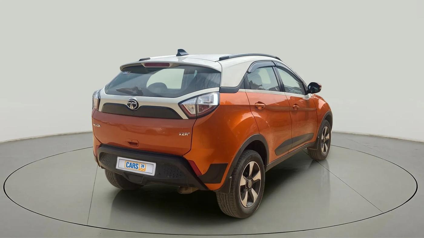 2018 Tata NEXON XZA PLUS PETROL DUAL TONE, Petrol, Automatic, 69,521 km, Right Back Diagonal