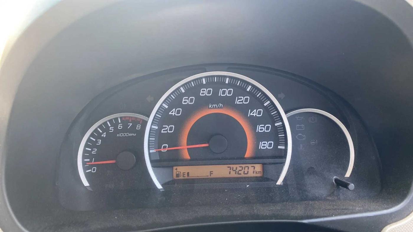 2015 Maruti Wagon R 1.0 VXI, Petrol, Manual, 74,228 km, Odometer Image