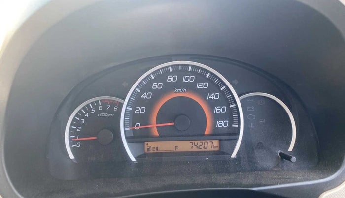 2015 Maruti Wagon R 1.0 VXI, Petrol, Manual, 74,228 km, Odometer Image