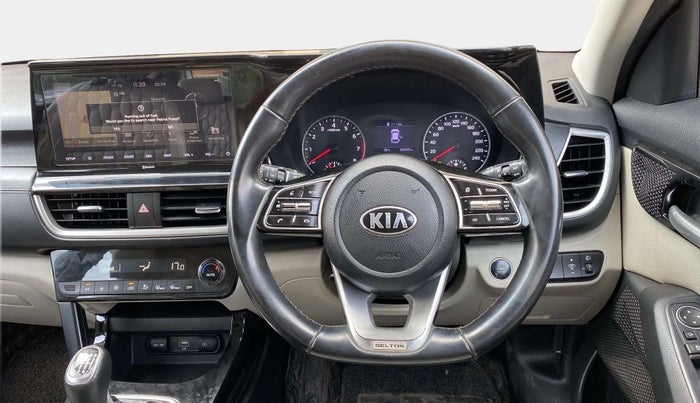 2020 KIA SELTOS HTX 1.5 PETROL, Petrol, Manual, 60,143 km, Steering Wheel Close Up