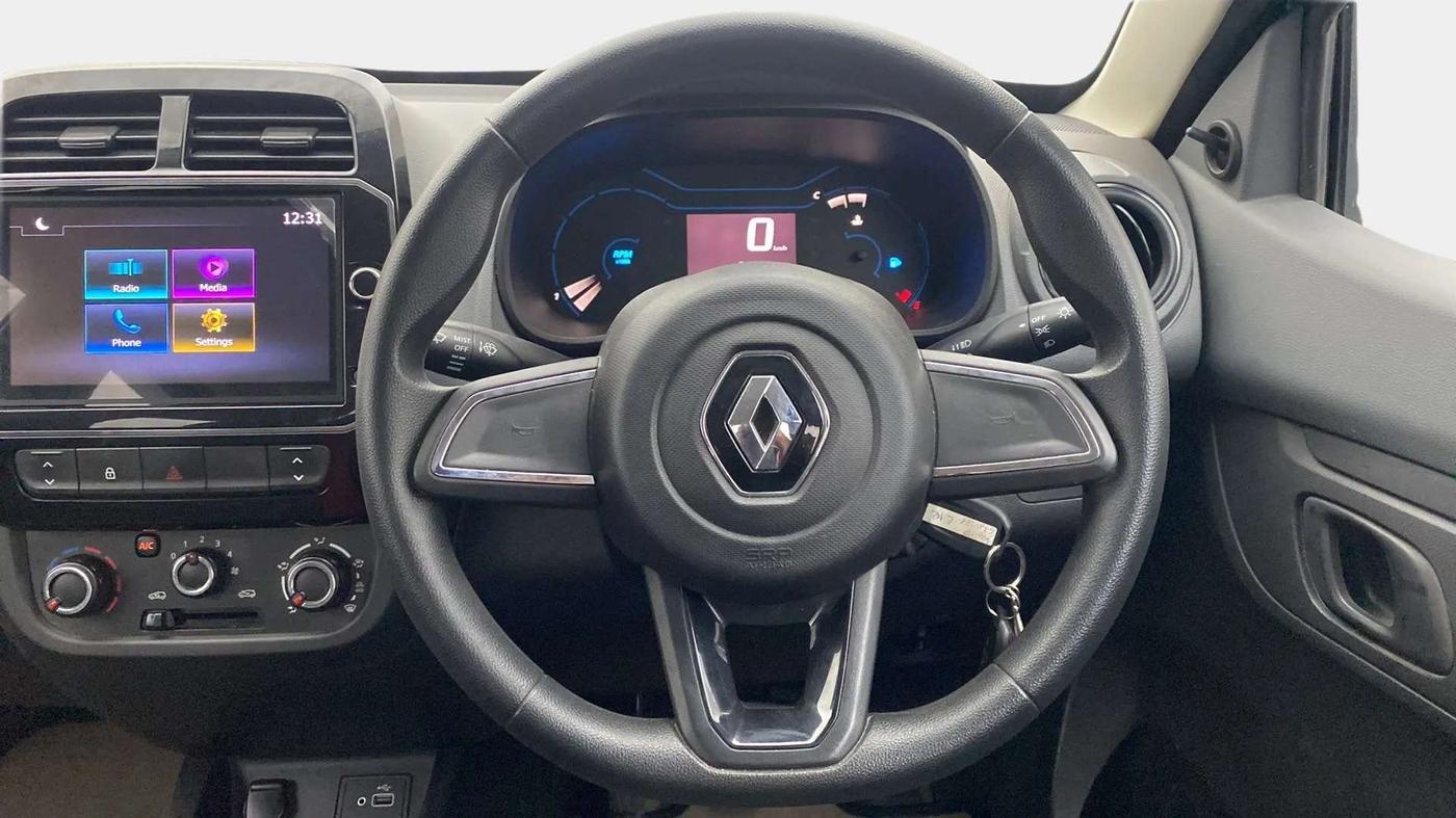 2021 Renault Kwid RXT 1.0 (O), Petrol, Manual, 23,483 km, Steering Wheel Close Up