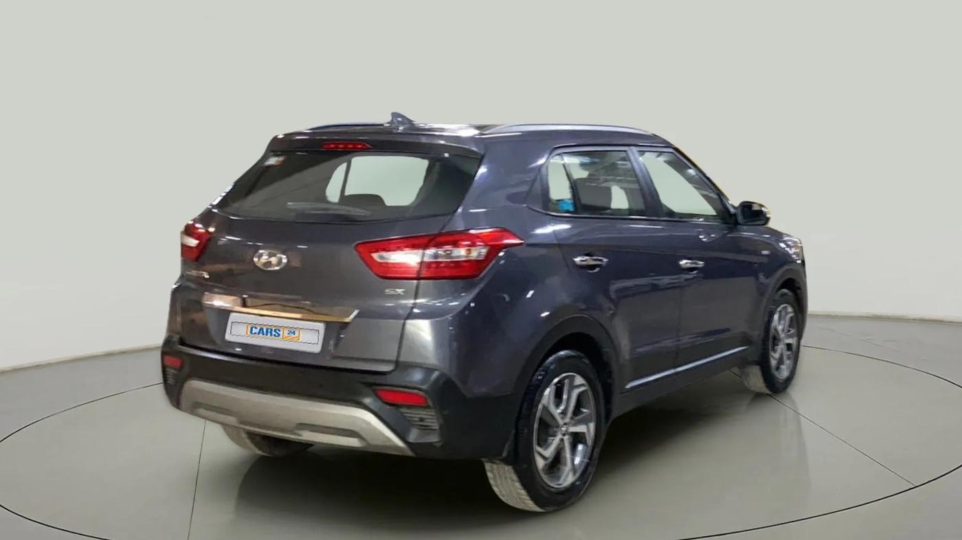 2019 Hyundai Creta SX AT 1.6 PETROL, Petrol, Automatic, 70,437 km, Right Back Diagonal