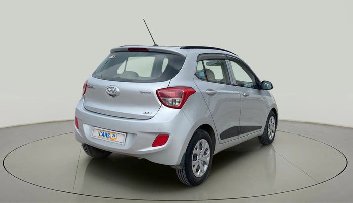 2015 Hyundai Grand i10 SPORTZ 1.2 KAPPA VTVT, Petrol, Manual, 36,958 km, Right Back Diagonal