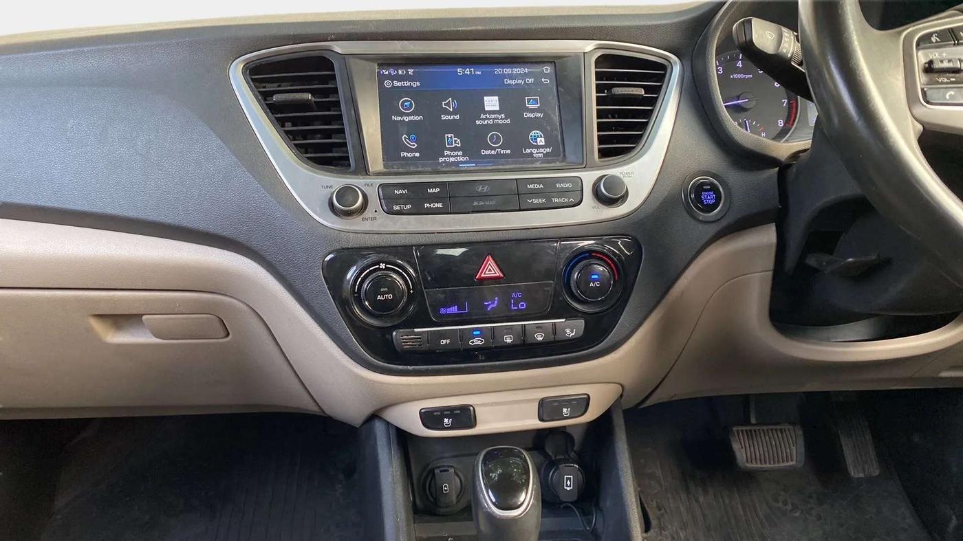 2019 Hyundai Verna 1.6 VTVT SX (O) AT, Petrol, Automatic, 72,170 km, Air Conditioner