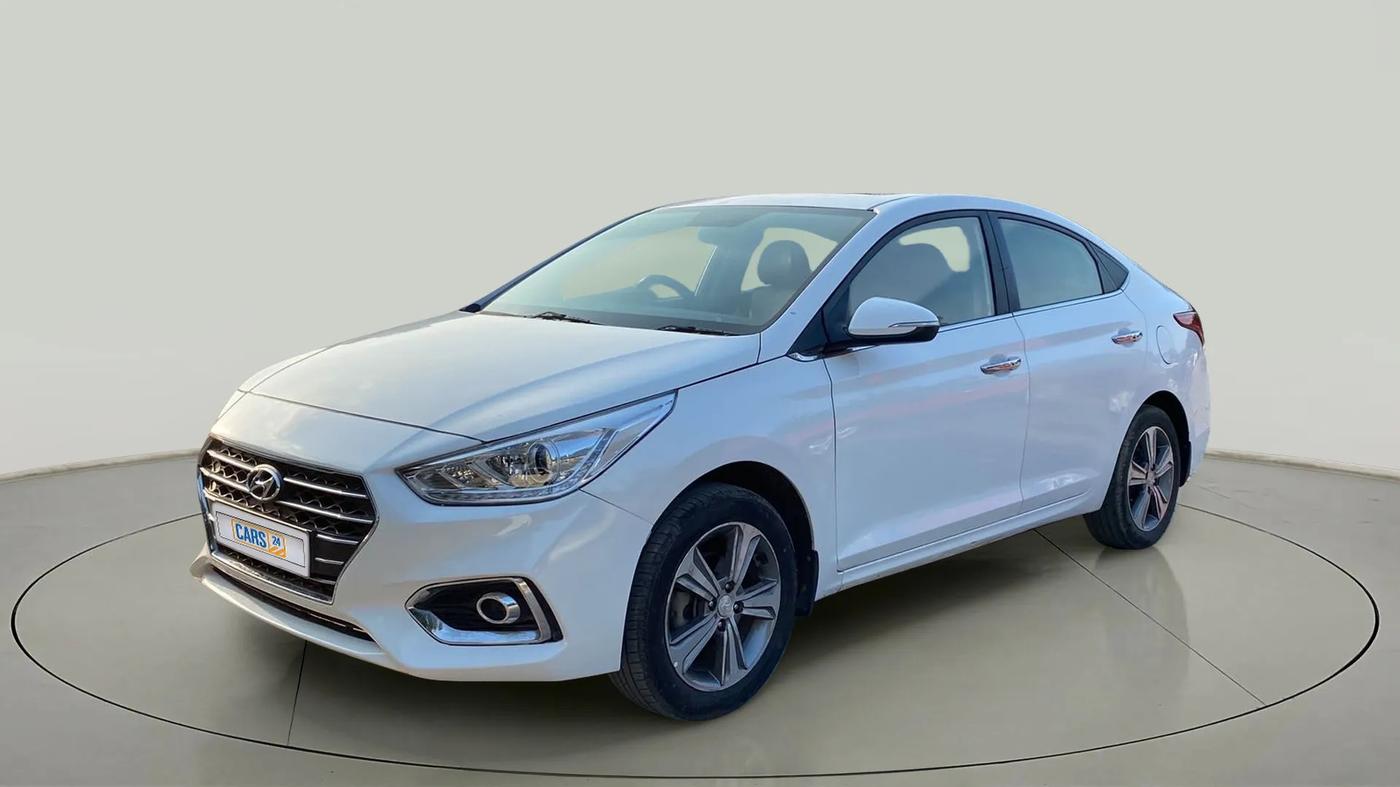 2019 Hyundai Verna 1.6 VTVT SX (O) AT, Petrol, Automatic, 72,170 km, Left Front Diagonal