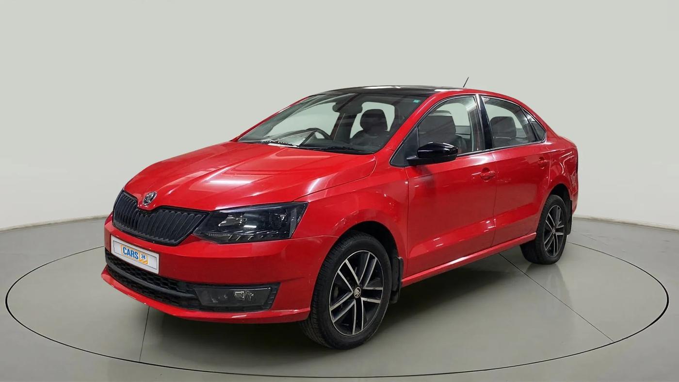 2018 Skoda Rapid STYLE 1.6 MPI AT, Petrol, Automatic, 22,078 km, Left Front Diagonal