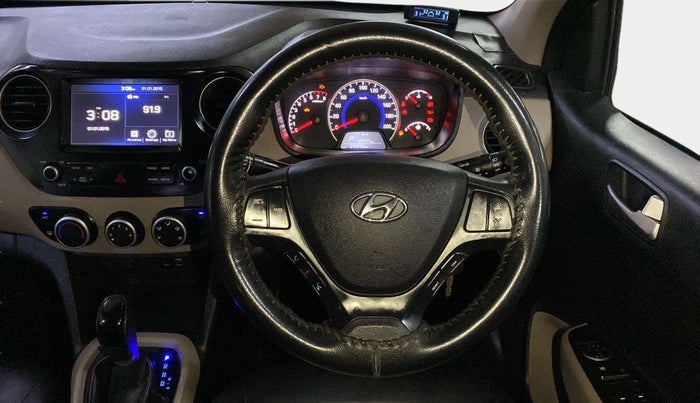 2018 Hyundai Grand i10 SPORTZ AT 1.2 KAPPA VTVT, Petrol, Automatic, 25,971 km, Steering Wheel Close Up