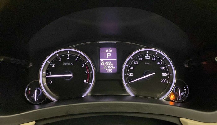 2018 Maruti Ciaz ZETA 1.4  AT PETROL, CNG, Automatic, 1,00,013 km, Odometer Image