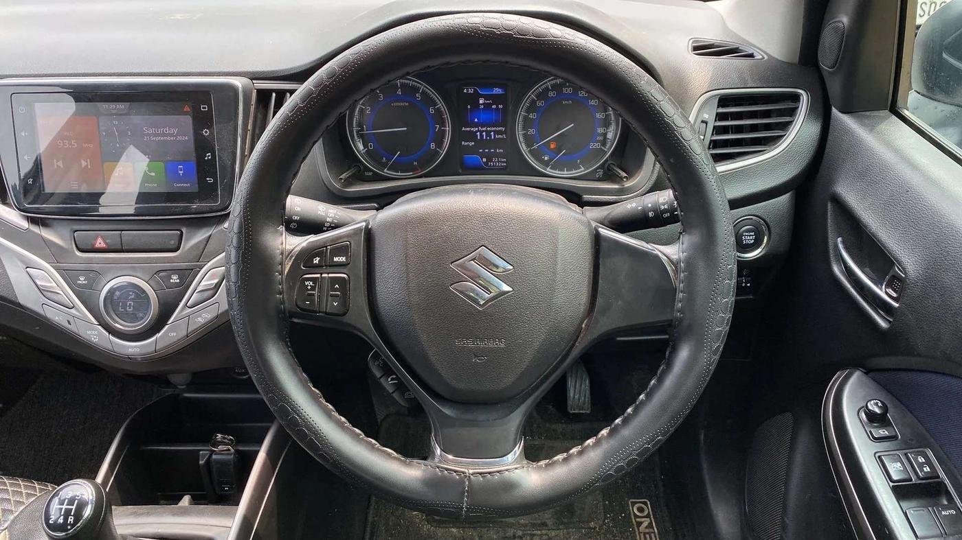 2020 Maruti Baleno ZETA PETROL 1.2, CNG, Manual, 75,196 km, Steering Wheel Close Up