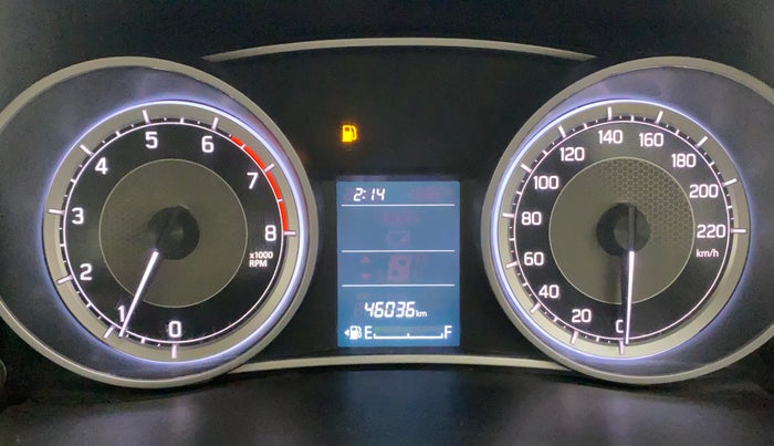 2018 Maruti Dzire VXI, Petrol, Manual, 46,036 km, Odometer Image