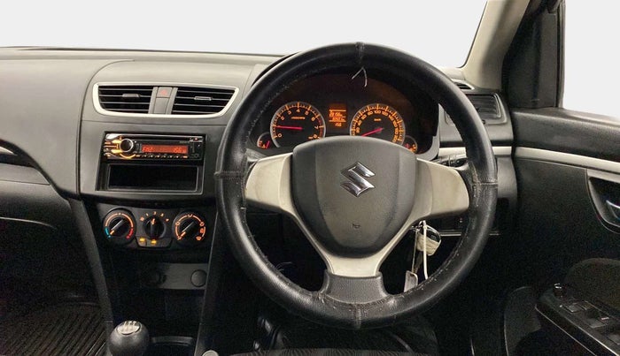 2013 Maruti Swift VXI, Petrol, Manual, 82,660 km, Steering Wheel Close Up