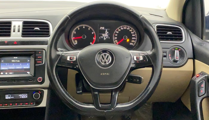 2016 Volkswagen Ameo HIGHLINE1.2L, Petrol, Manual, 70,480 km, Steering Wheel Close Up