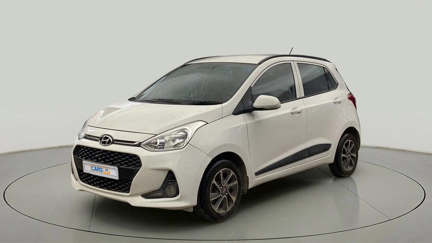 2018 Hyundai Grand i10 SPORTZ (O) AT 1.2 KAPPA VTVT, Petrol, Automatic, 29,112 km, Left Front Diagonal