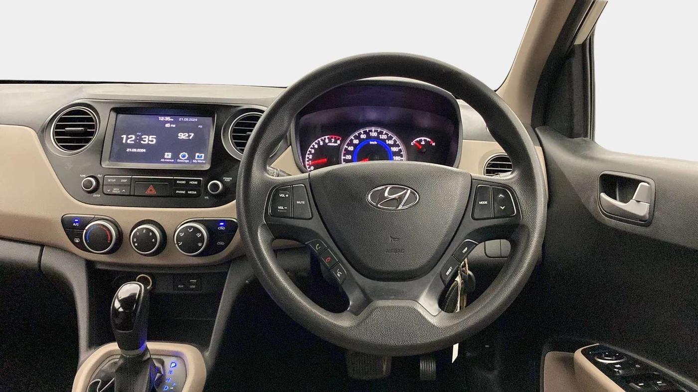 2018 Hyundai Grand i10 SPORTZ (O) AT 1.2 KAPPA VTVT, Petrol, Automatic, 29,112 km, Steering Wheel Close Up