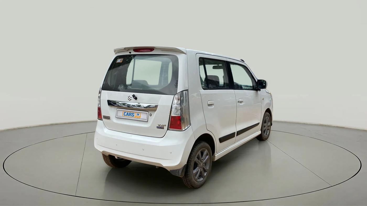 2017 Maruti Wagon R 1.0 VXI + (O) AMT, CNG, Automatic, 50,158 km, Right Back Diagonal