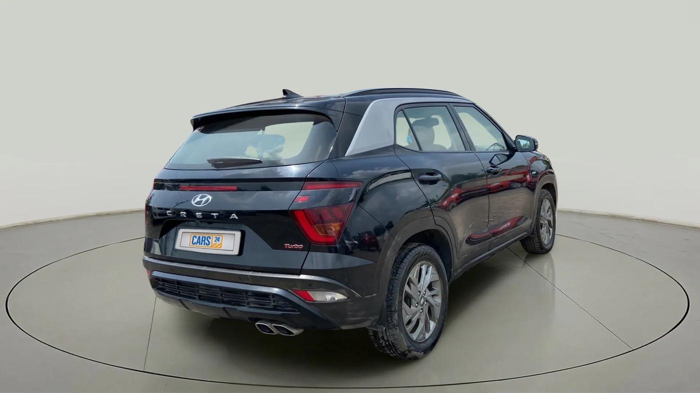 2021 Hyundai Creta SX 1.4 TURBO DCT, Petrol, Automatic, 37,492 km, Right Back Diagonal