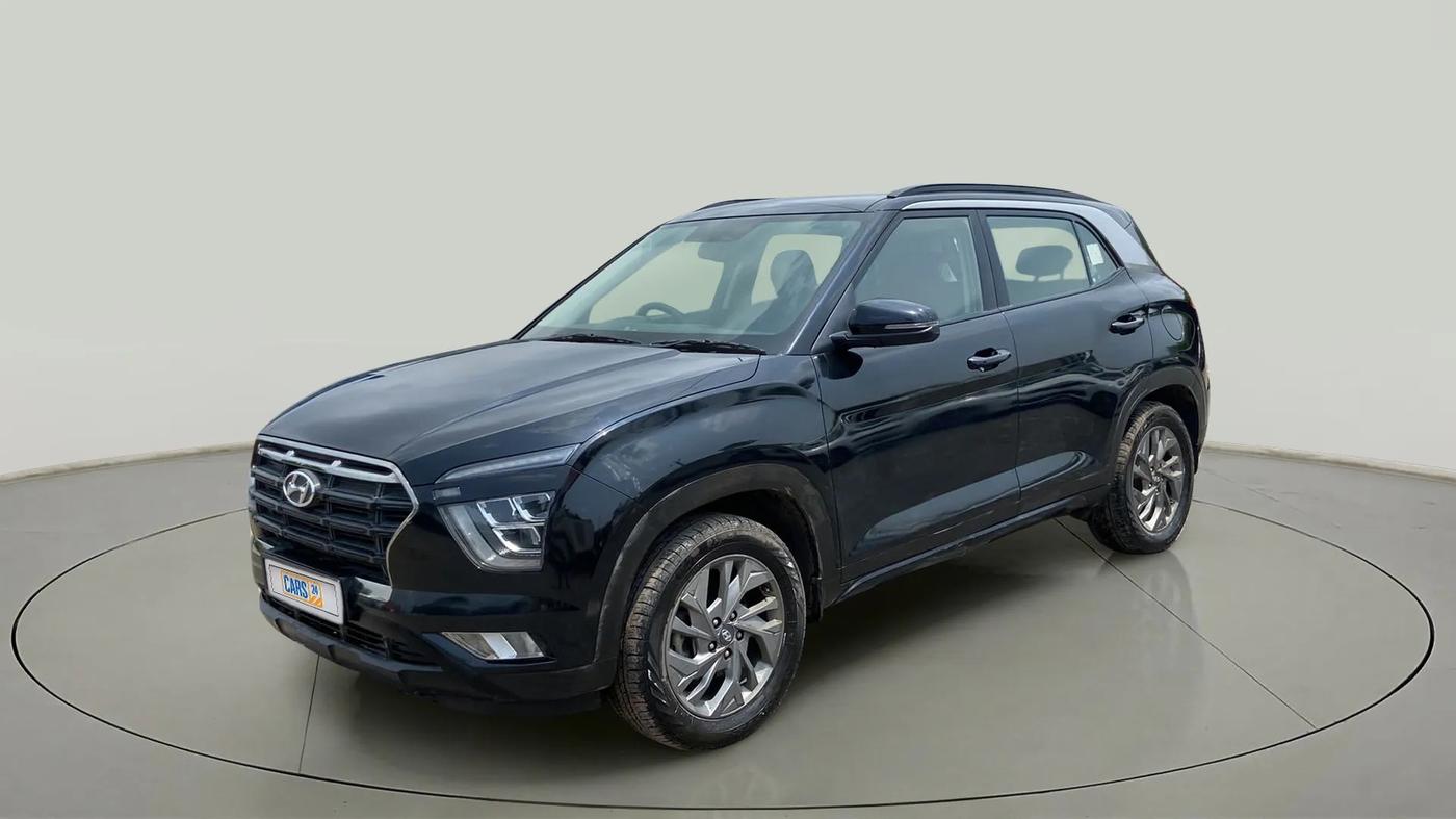 2021 Hyundai Creta SX 1.4 TURBO DCT, Petrol, Automatic, 37,492 km, Left Front Diagonal