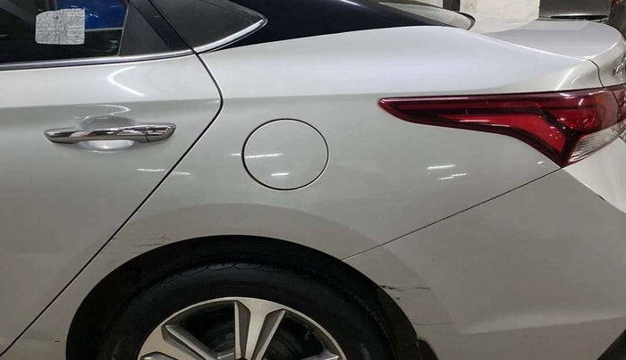 2018 Hyundai Verna 1.6 VTVT SX (O) AT, Petrol, Automatic, 52,331 km, Left quarter panel - Slightly dented