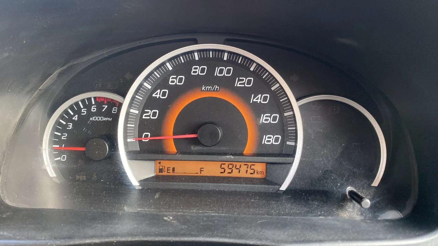 2015 Maruti Wagon R 1.0 VXI, Petrol, Manual, 59,741 km, Odometer Image
