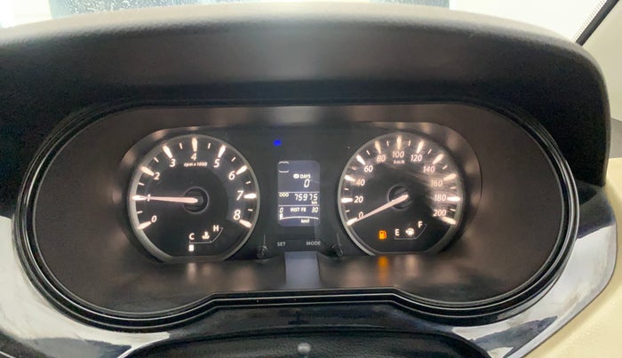 2015 Tata Zest XMS PETROL, Petrol, Manual, 75,968 km, Odometer Image