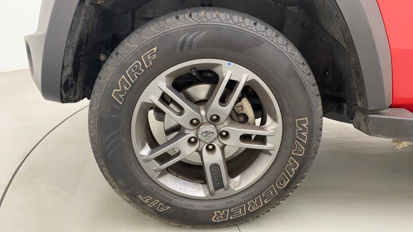 2022 Mahindra Thar LX PETROL HT 4WD AT, Petrol, Automatic, 9,553 km, Left Front Wheel