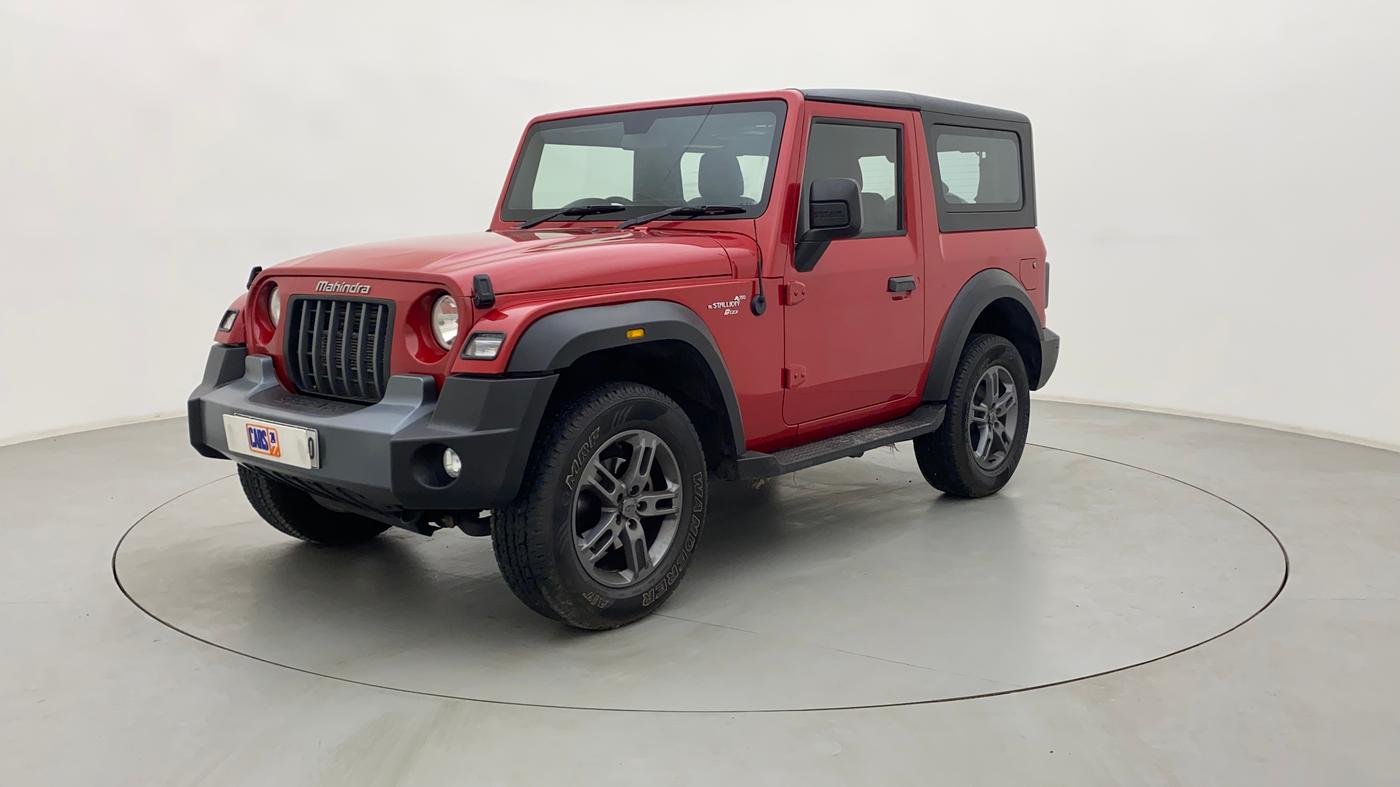 2022 Mahindra Thar LX PETROL HT 4WD AT, Petrol, Automatic, 9,553 km, Left Front Diagonal