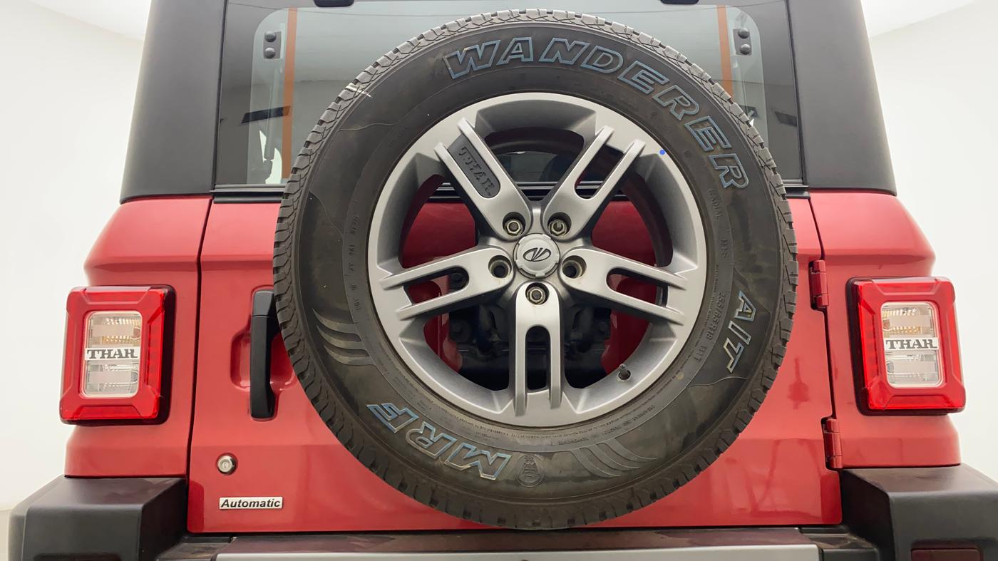 2022 Mahindra Thar LX PETROL HT 4WD AT, Petrol, Automatic, 9,553 km, Spare Tyre