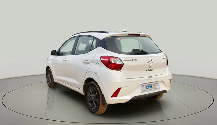 2019 Hyundai GRAND I10 NIOS SPORTZ AMT 1.2 KAPPA VTVT, Petrol, Automatic, 34,527 km, Left Back Diagonal