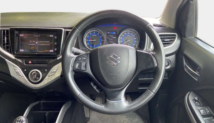 2018 Maruti Baleno ALPHA PETROL 1.2, Petrol, Manual, 40,275 km, Steering Wheel Close Up