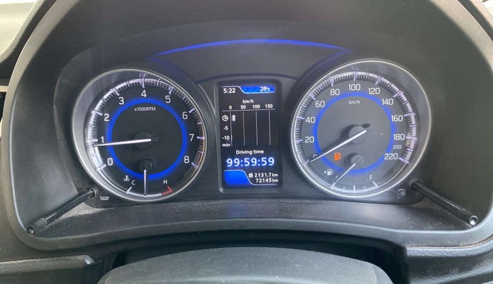 2017 Maruti Baleno ZETA PETROL 1.2, Petrol, Manual, 72,263 km, Odometer Image