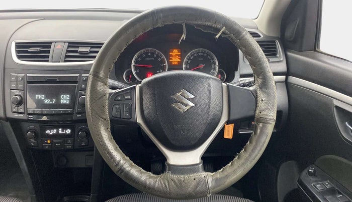 2013 Maruti Swift ZXI, Petrol, Manual, 76,893 km, Steering Wheel Close Up