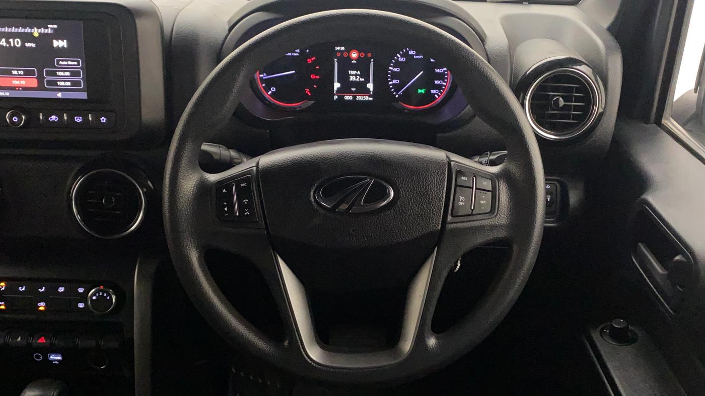 2022 Mahindra Thar LX D AT 4WD HT, Diesel, Automatic, 20,351 km, Steering Wheel Close Up
