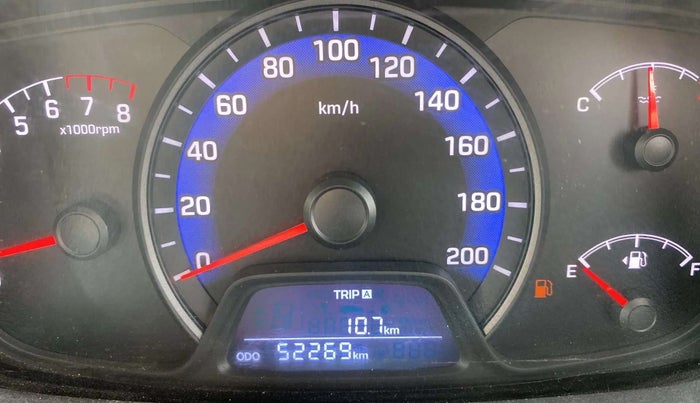 2015 Hyundai Xcent S (O) 1.2, Petrol, Manual, 52,488 km, Odometer Image