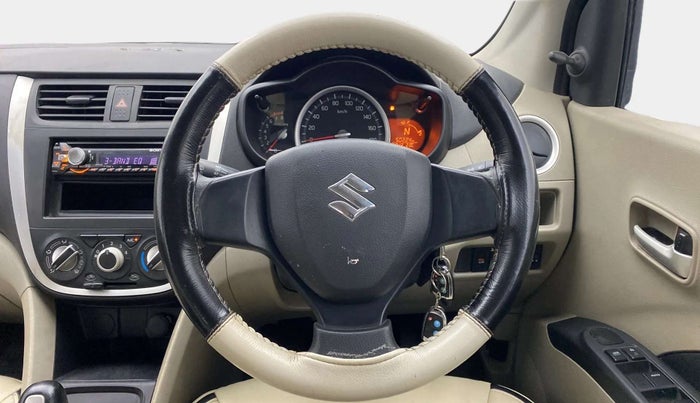 2014 Maruti Celerio VXI AMT, Petrol, Automatic, 50,379 km, Steering Wheel Close Up