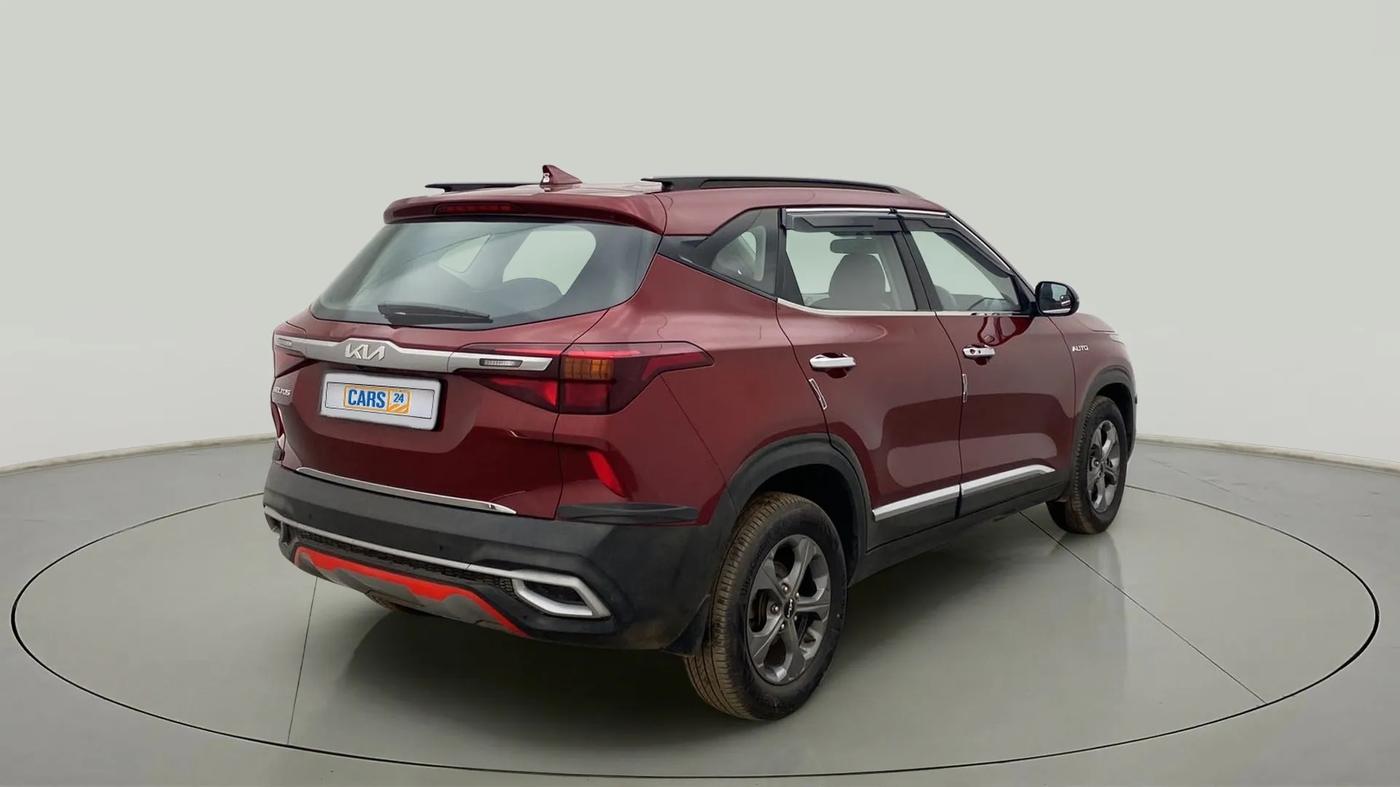2021 KIA SELTOS HTK PLUS AT 1.5 DIESEL, Diesel, Automatic, 42,363 km, Right Back Diagonal