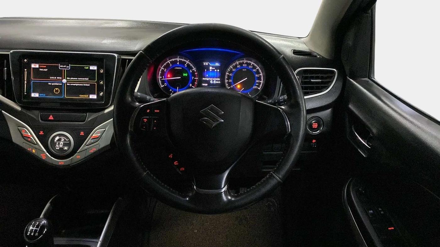 2016 Maruti Baleno ALPHA PETROL 1.2, Petrol, Manual, 79,442 km, Steering Wheel Close Up
