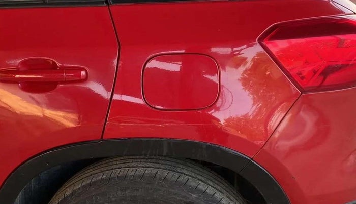 2021 Maruti Vitara Brezza VXI, Petrol, Manual, 38,410 km, Left quarter panel - Minor scratches