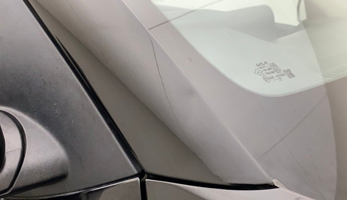 2023 KIA SONET GTX PLUS 1.5 AT, Diesel, Automatic, 10,137 km, Right A pillar - Slightly dented