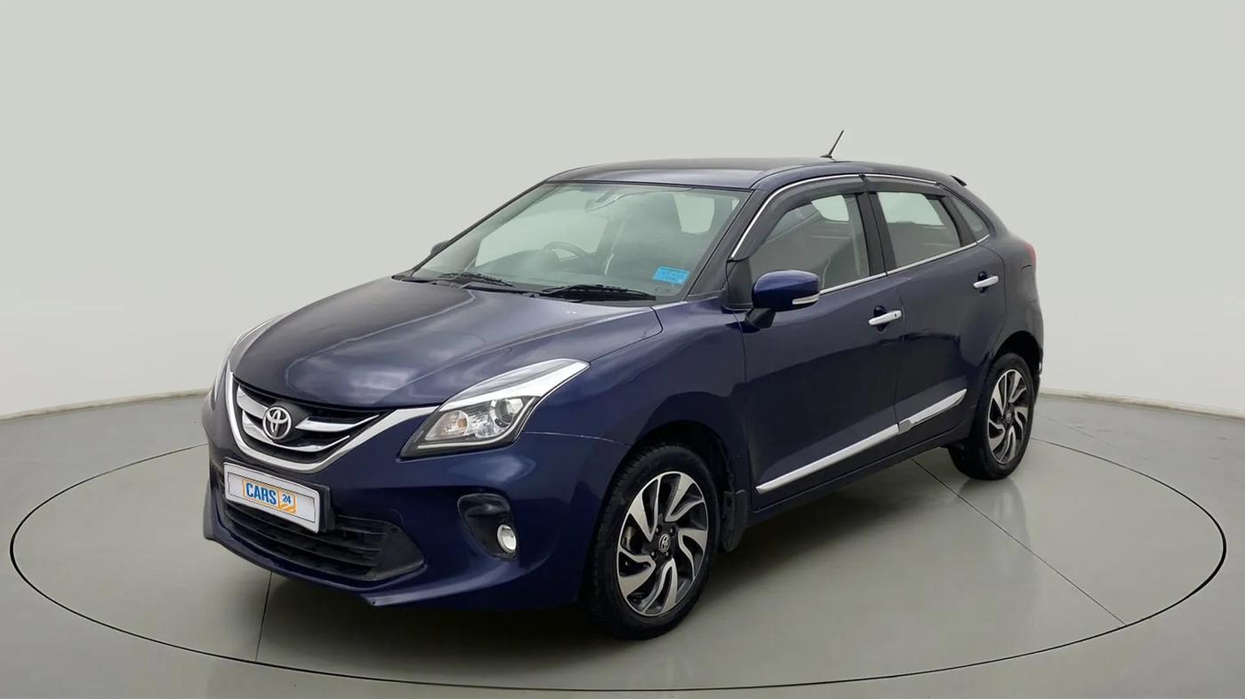 2021 Toyota Glanza G CVT, Petrol, Automatic, 16,893 km, Left Front Diagonal
