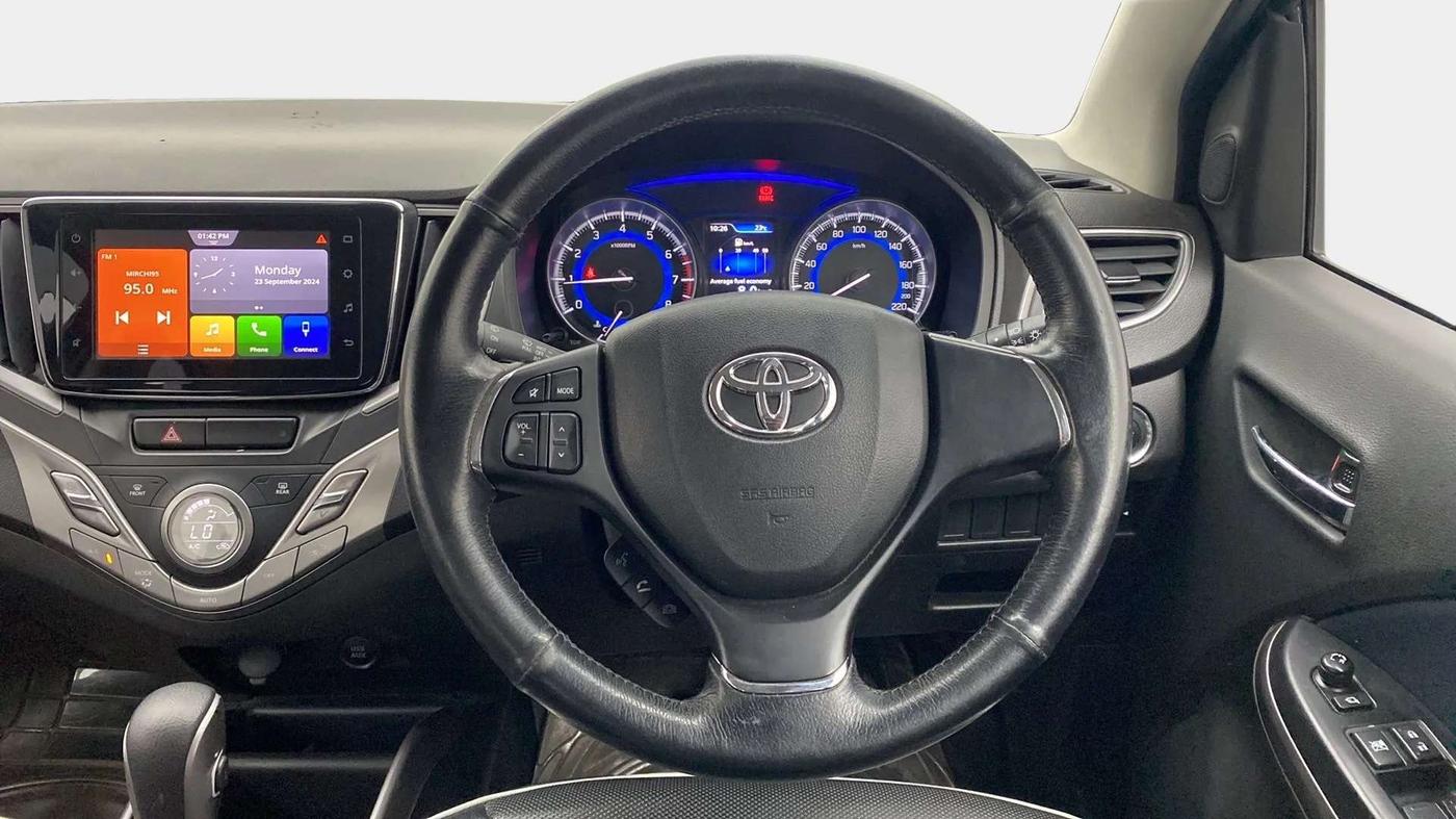 2021 Toyota Glanza G CVT, Petrol, Automatic, 16,893 km, Steering Wheel Close Up