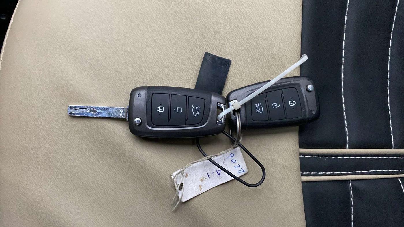 2017 Hyundai Verna 1.6 VTVT SX, Petrol, Manual, 99,461 km, Key Close Up