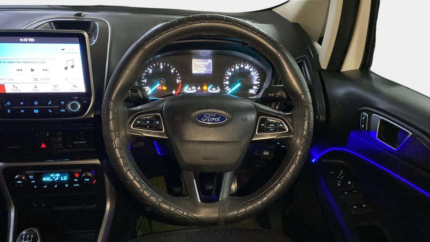 2018 Ford Ecosport TITANIUM 1.5L DIESEL, Diesel, Manual, 65,515 km, Steering Wheel Close Up
