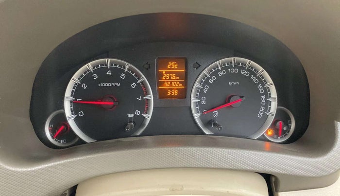 2017 Maruti Ertiga ZXI+, Petrol, Manual, 42,088 km, Odometer Image