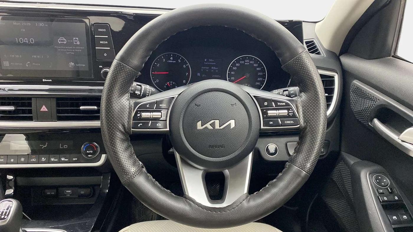 2021 KIA SELTOS HTK PLUS 1.5 IMT, Petrol, Manual, 21,215 km, Steering Wheel Close Up
