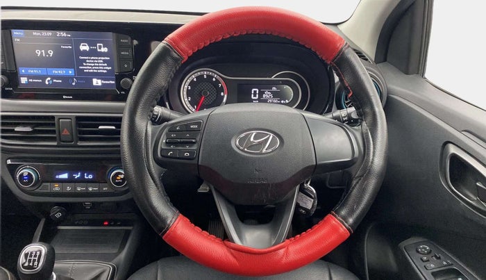 2021 Hyundai GRAND I10 NIOS SPORTZ 1.2 KAPPA VTVT DUAL TONE, Petrol, Manual, 29,729 km, Steering Wheel Close Up