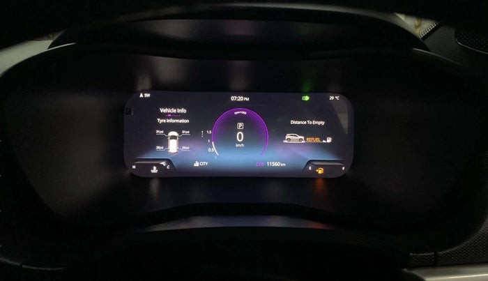 2024 Tata NEXON FEARLESS + SUNROOF DCA DUAL TONE 1.2 PETROL, Petrol, Automatic, 11,540 km, Odometer Image