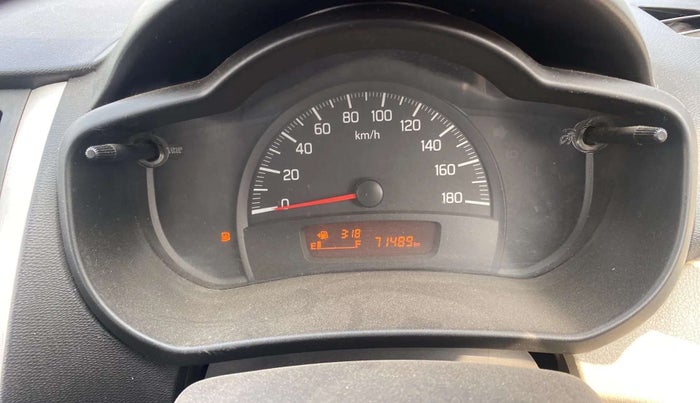 2015 Maruti Celerio VXI, Petrol, Manual, 71,495 km, Odometer Image