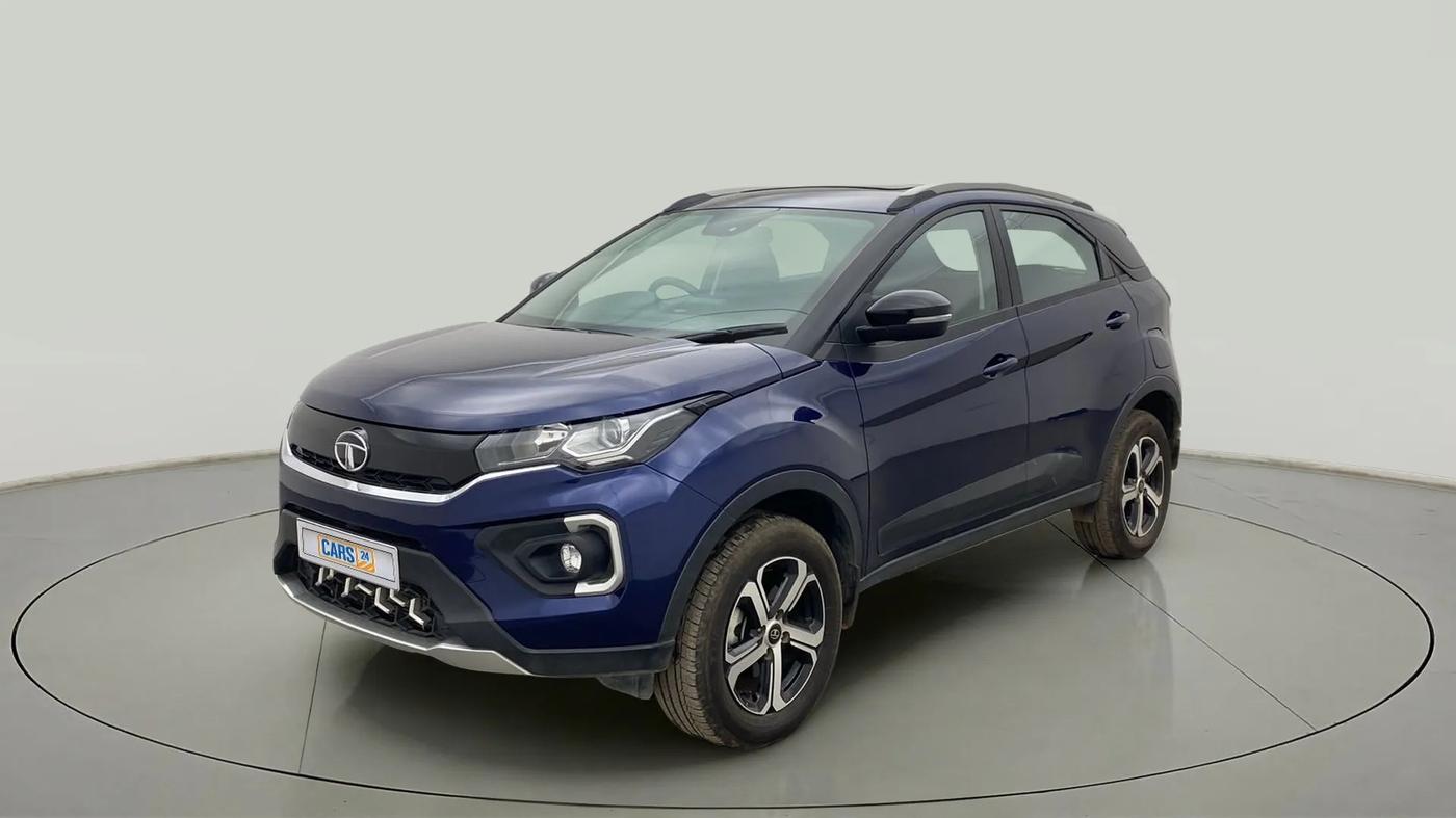 2022 Tata NEXON XZ PLUS (HS) PETROL, Petrol, Manual, 21,141 km, Left Front Diagonal