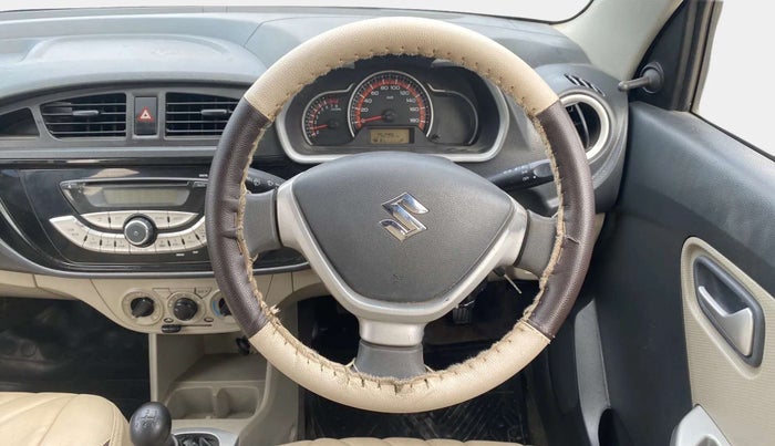 2015 Maruti Alto K10 VXI, Petrol, Manual, 75,299 km, Steering Wheel Close Up